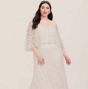 Plus size torrid wedding dress